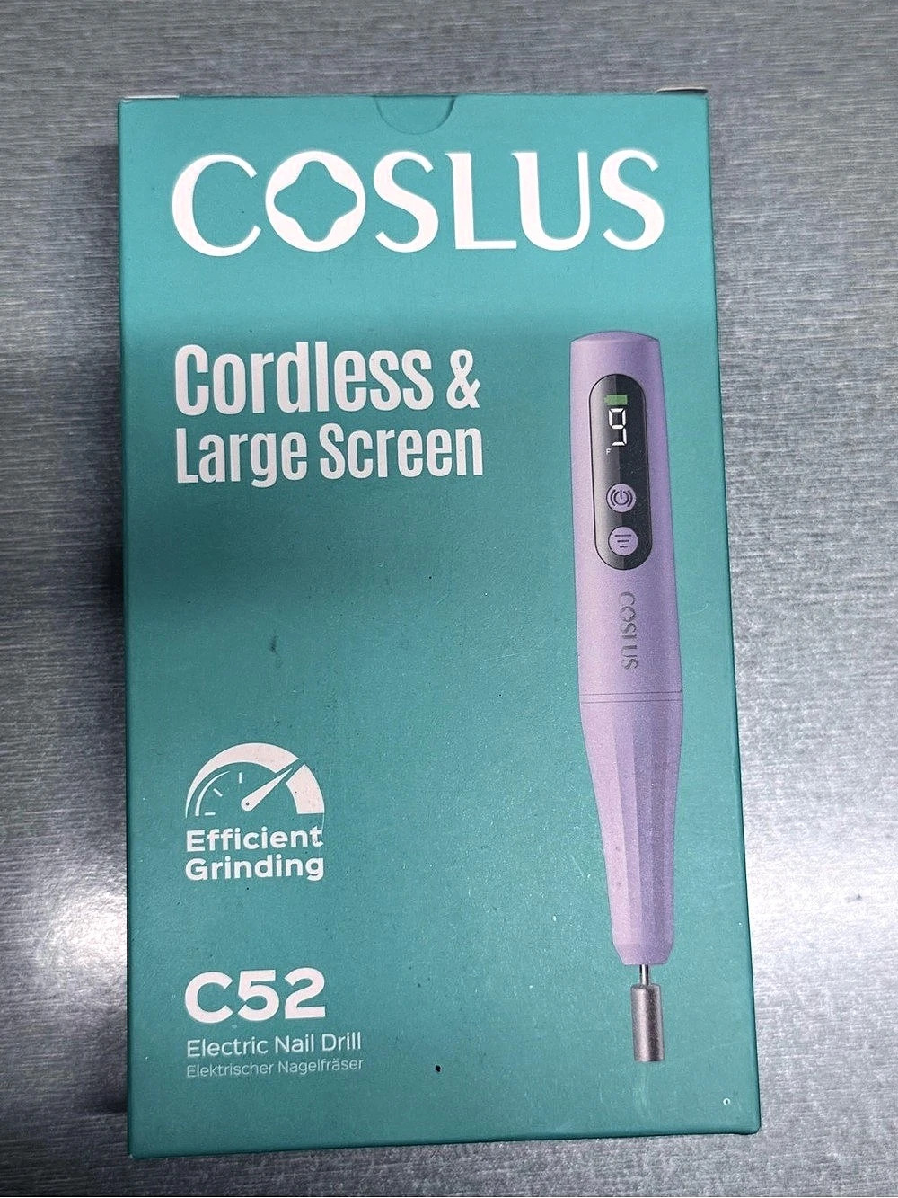COSLUS C52 Cordless Electric Nail Drill Purple NWT